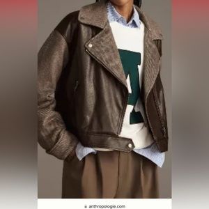 Brand new !! Anthropologie moto jacket